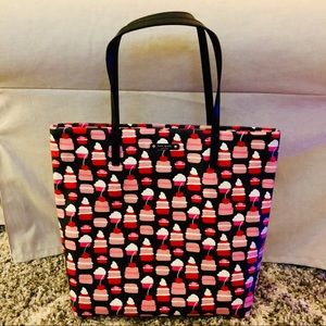 Kate Spade Bon Shopper Take The Cake Cupcakes Tote